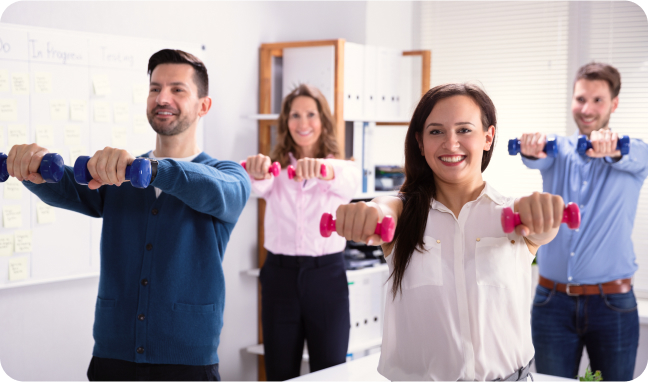 Exercice physique en entreprise