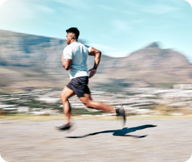 Coureur sportif