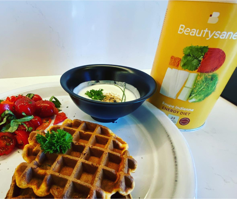 Repas healthy avec compléments Beautysané